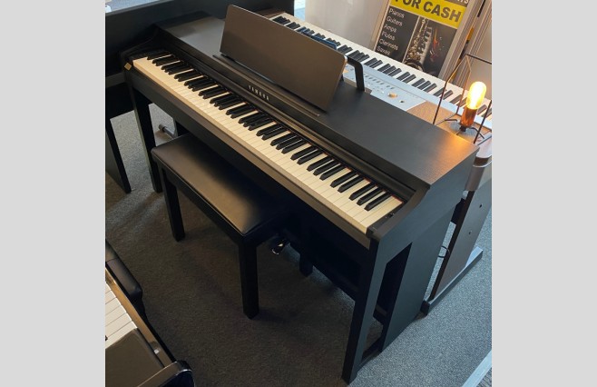 Used Yamaha CLP525 Black Walnut Digital Piano Complete Package - Image 3